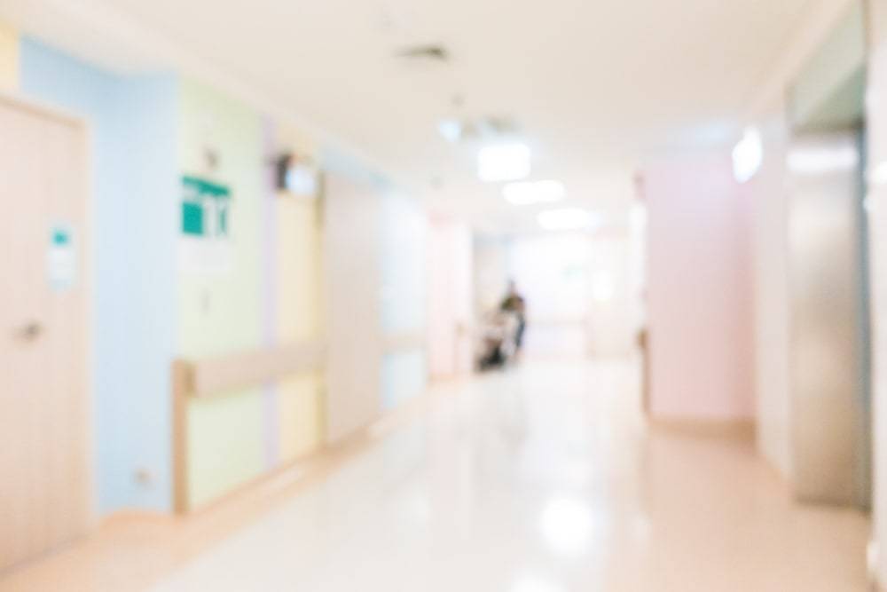 abstract blur hospital clinic interior min